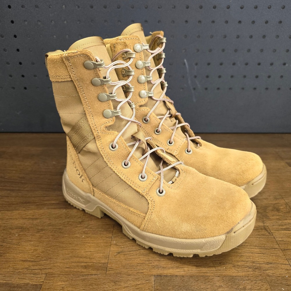 Reebok Strikepoint US Tactical Boots Mens 6.5M Coyote Brown Lightweight CM8940